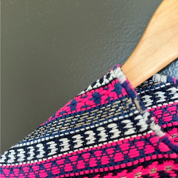 sass & bide size 6 (see measurements) GUC Pink and Navy Textured bright tweed - Picture 6 of 14